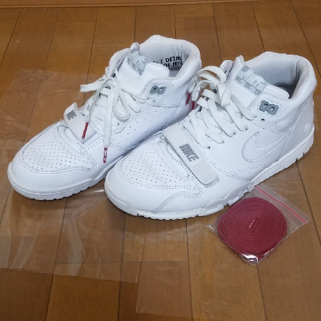 【入手困難完売モデル】26.5cm NIKE エアトレーナー白×フラグメントNIKE