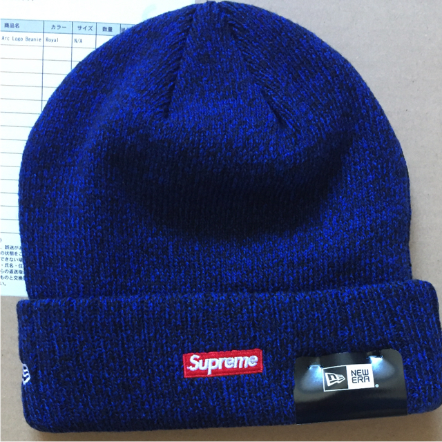 Supreme - Supreme New Era® Arc Logo Beanie Royal 青の通販 by ys ...