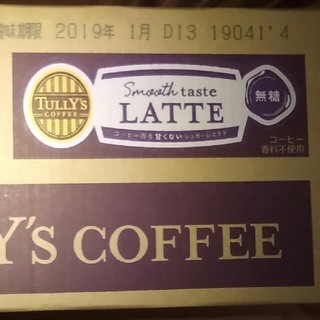 タリーズコーヒー(TULLY'S COFFEE)の最終値下げ　伊藤園　タリーズコーヒー　ラテ　無糖　2ケース(コーヒー)