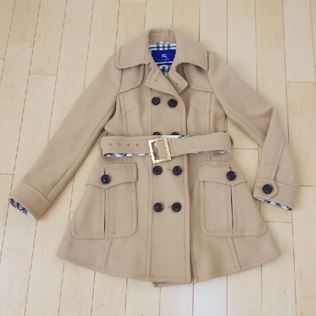 BURBERRY BLUE LABEL - 美品 BURBERRY BLUE LABEL Aラインコート【キャメル】 の通販 by ☆ちぃ☆