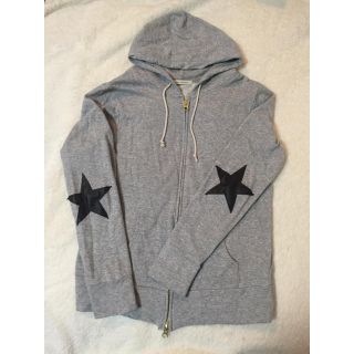 人気完売！LUCAルカ★星パッチ スウェット パーカー