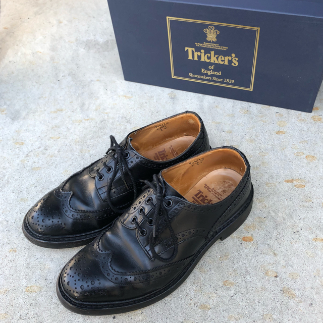 Tricker's トリッカーズ Bourton ダイナイトソール BK UK8