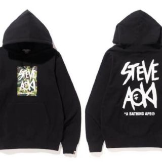 アベイシングエイプ(A BATHING APE)のa bathing ape steve aoki コラボパーカーM(パーカー)