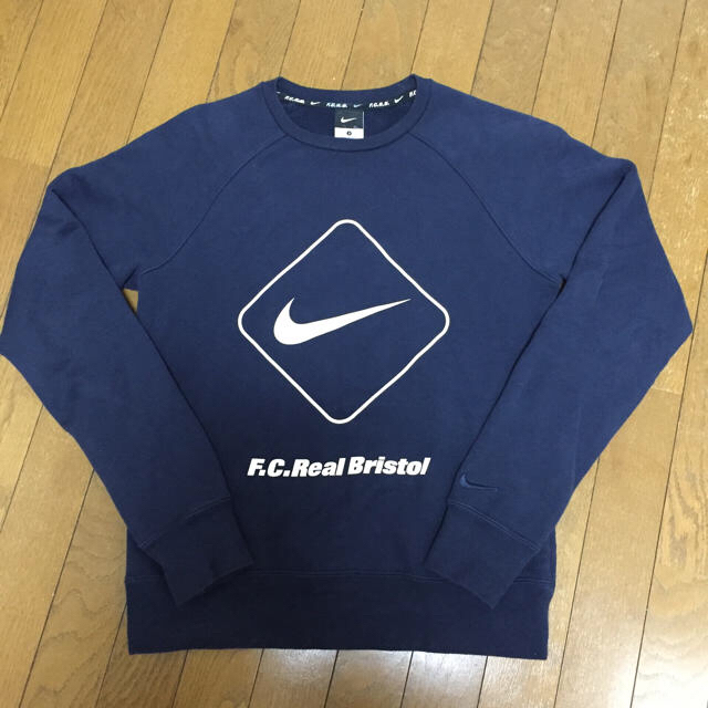 F.C.Real Bristol NIKE コラボ ロゴ刺繍 パーカー ナイキ