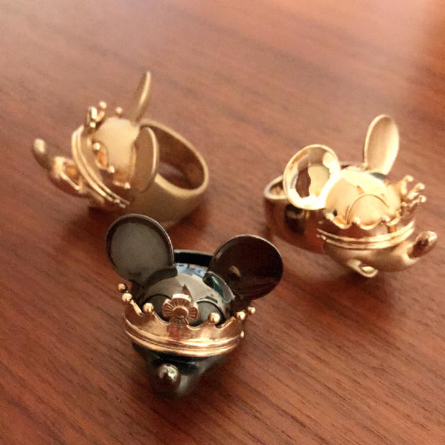 Roen(ロエン)の非売品 Roen × Disney クラウンミッキーリング セット レディースのアクセサリー(リング(指輪))の商品写真