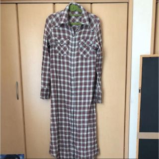 goa 麻 シャツワンピース⭐未使用 - メルカリ