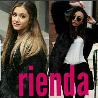 リエンダ(rienda)のRienda リエンダ　フェイクファーコート　ブラック　fauxfurblack(毛皮/ファーコート)