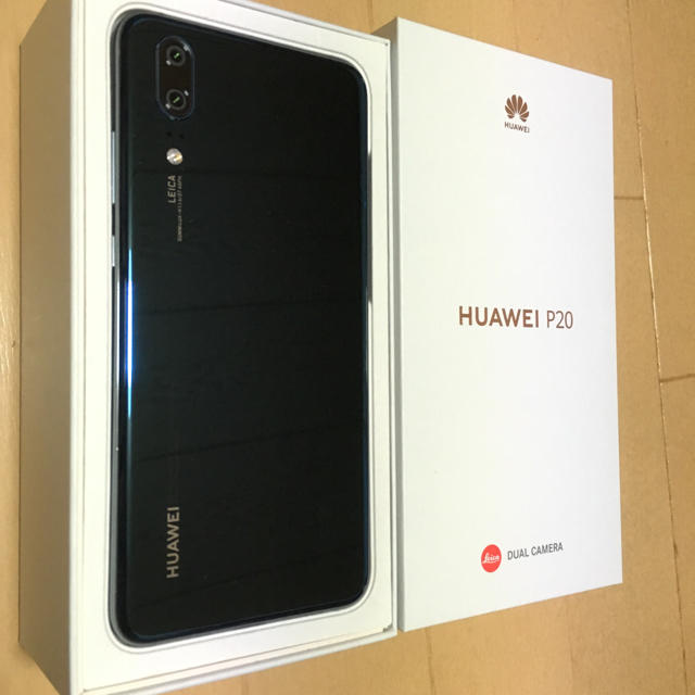 正規逆輸入品】 ANDROID - HUAWEI P20 ミッドナイトブルー