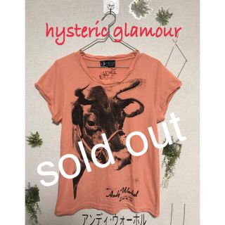 ヒステリックグラマー(HYSTERIC GLAMOUR)の▫️hysteric glamour ★ アンディ・ウォーホルT(Tシャツ(半袖/袖なし))