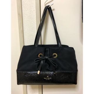 ケイトスペードニューヨーク(kate spade new york)の【再お値下げ】ケイトスペード ハンドバッグ ブラックコンビ(ハンドバッグ)