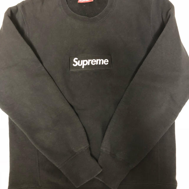 スウェットsupreme box logo crew neck