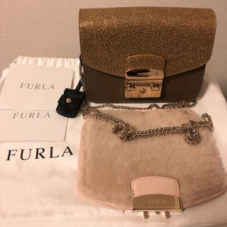 フルラ(Furla)のフルラ メトロポリス 美品 オトナかわいい装いに。使える2パターン(ショルダーバッグ)