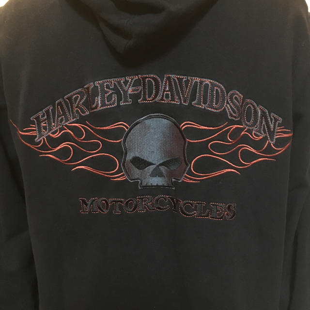 Harley Davidson(ハーレーダビッドソン)のHARLEY-DAVIDSON/ハーレーダビッドソン ジップアップパーカー メンズのトップス(パーカー)の商品写真
