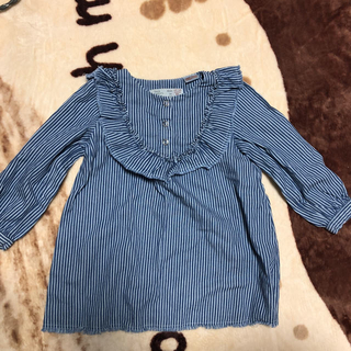 ザラキッズ(ZARA KIDS)のZARABabyGirl デニムワンピース(ワンピース)