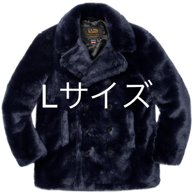 Supreme(シュプリーム)の【Lサイズ】Supreme / schott faux fur peacoat メンズのジャケット/アウター(ピーコート)の商品写真