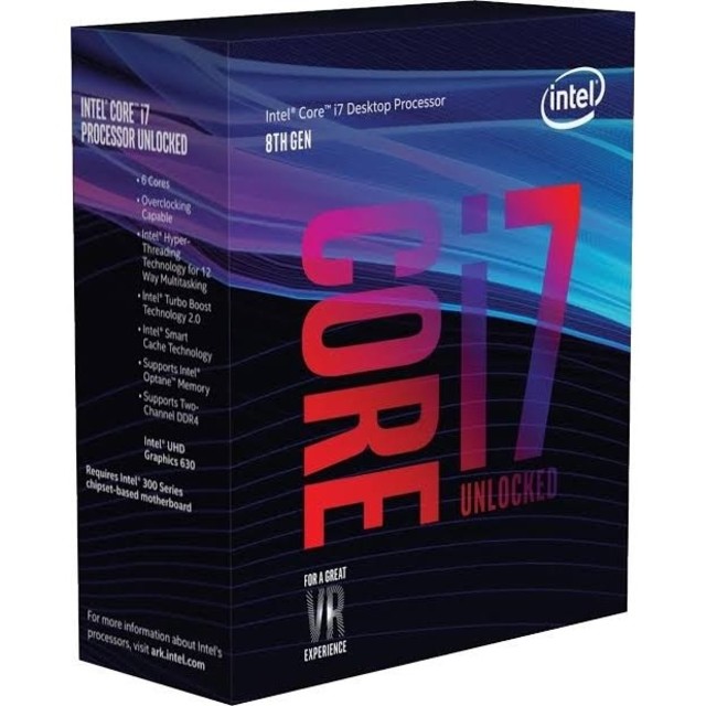 Intel Core i7 8700KPCパーツ