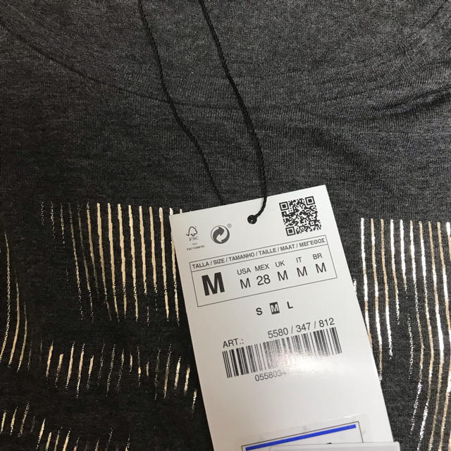 ZARA(ザラ)のZARA Tシャツ ワンピース レディースのトップス(Tシャツ(長袖/七分))の商品写真