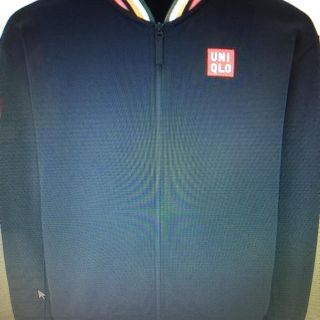 ユニクロ(UNIQLO)の新品 錦織圭スウェット ジャケット ブラックMサイズ(ウェア)