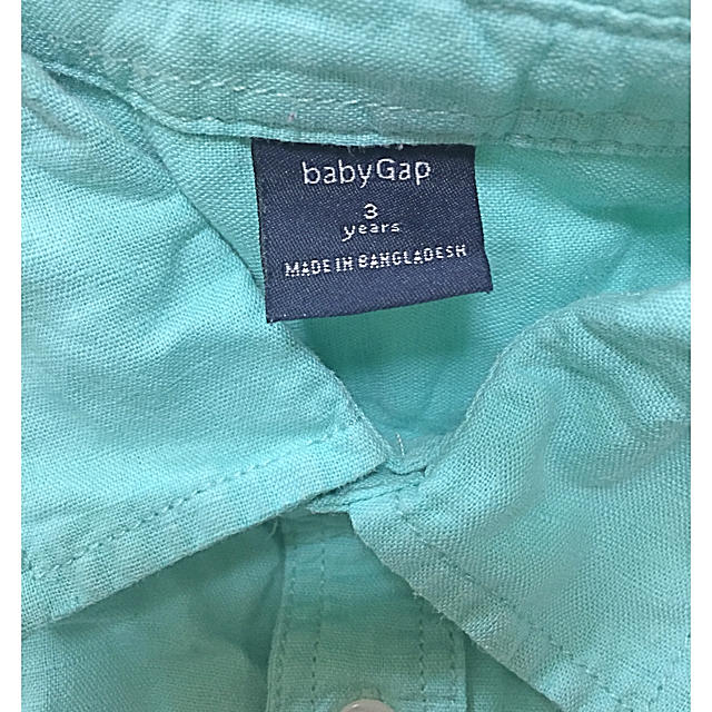 babyGAP(ベビーギャップ)のbaby GAP★2wayシャツ キッズ/ベビー/マタニティのキッズ服男の子用(90cm~)(Tシャツ/カットソー)の商品写真