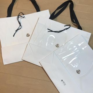 モンクレール(MONCLER)のモンクレール 紙袋 3枚＋カード入(ショップ袋)