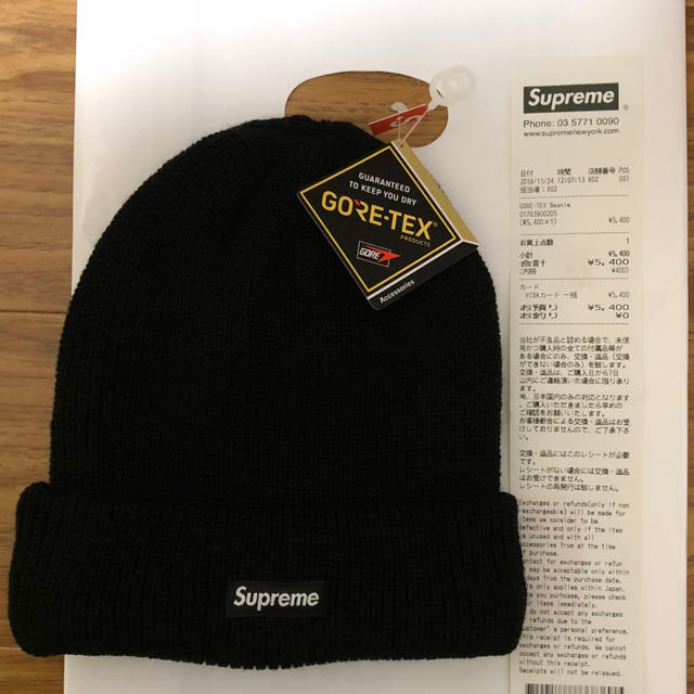 即発送可能 Supreme® / GORE-TEX Beanie / Black帽子