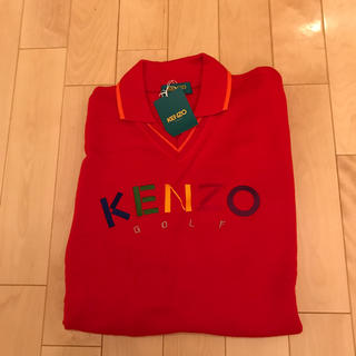 美品 KENZO GOLFケンゾーゴルフ マルチカラーデカロゴセーター サイズ4