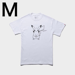 フラグメント(FRAGMENT)のFragment pokemon ピカチュウ Tシャツ 白 M(Tシャツ/カットソー(半袖/袖なし))