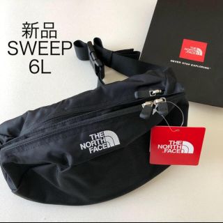 ザノースフェイス(THE NORTH FACE)の【美品】ノースフェイス スウィープ SWEEP ブラック 黒 6L(ボディバッグ/ウエストポーチ)