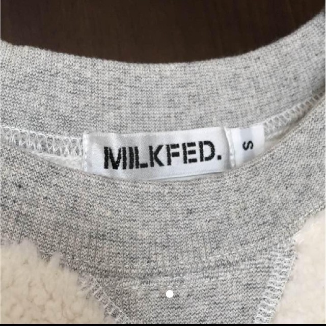 MILKFED.(ミルクフェド)のMILKFED. ボアスウェット トレーナー スエット レディースのトップス(トレーナー/スウェット)の商品写真