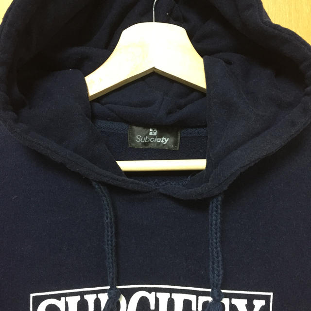 Subciety(サブサエティ)のSUBCIETY プルオーバー パーカー ネイビー メンズのトップス(パーカー)の商品写真