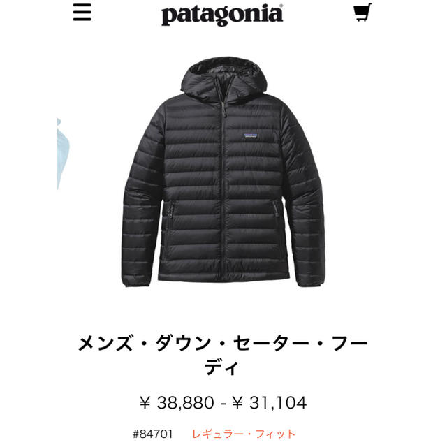 patagonia(パタゴニア)の(新品未使用) 2018年モデル パタゴニア メンズ・ダウン・セーター・フーディ メンズのジャケット/アウター(ダウンジャケット)の商品写真