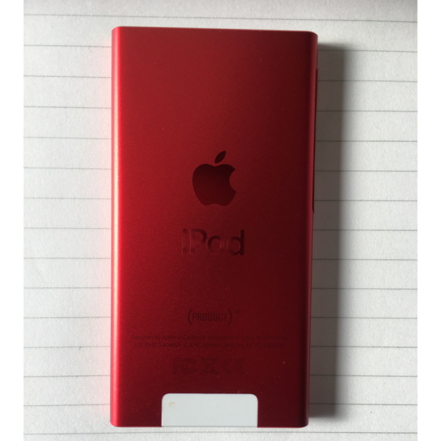 Apple(アップル)のApple iPod nano 第7世代 16GB (PRODUCT) RED スマホ/家電/カメラのオーディオ機器(ポータブルプレーヤー)の商品写真