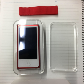 アップル(Apple)のApple iPod nano 第7世代 16GB (PRODUCT) RED(ポータブルプレーヤー)