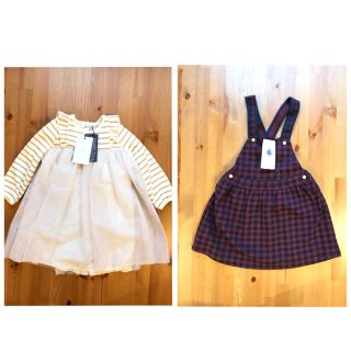 プチバトー(PETIT BATEAU)のよっちゃん様専用♡プチバトー2点おまとめ(ワンピース)