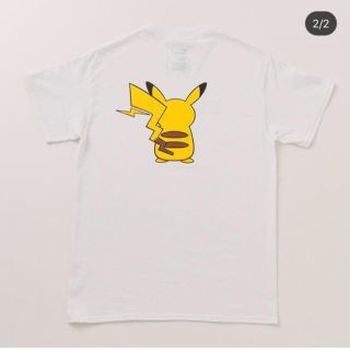 フラグメント(FRAGMENT)のピカチュウ Tシャツ サンダーボルトプロジェクト フラグメント ポケモン  背面(Tシャツ/カットソー(半袖/袖なし))