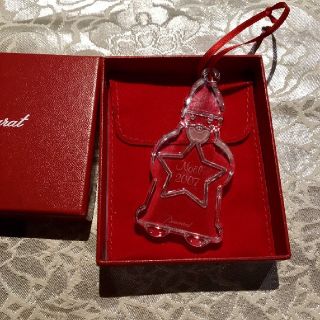 バカラ(Baccarat)のbaccarat  バカラ　クリスマスオーナメント　サンタ(その他)