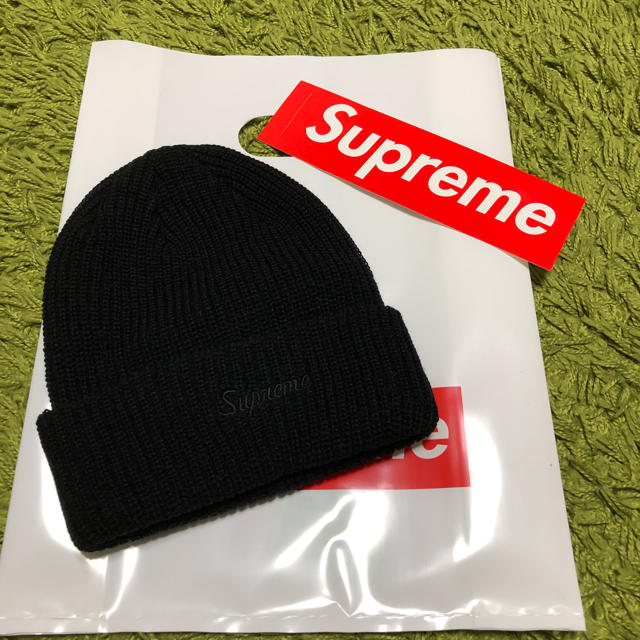 Supreme Loose Gauge Beanie 黒 - ニット帽/ビーニー