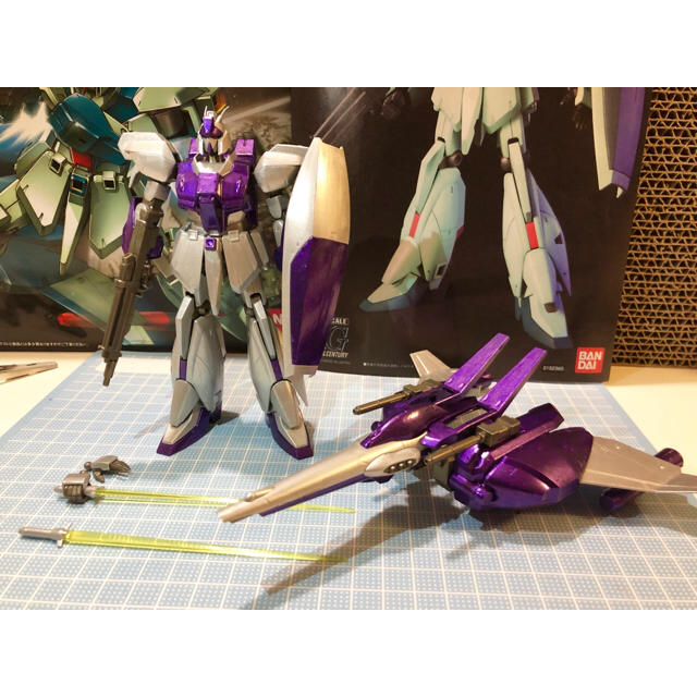 BANDAI(バンダイ)の完成品 塗装済 リ・ガズィ RGZ-91  1/144 HG （逆襲のシャア） エンタメ/ホビーのおもちゃ/ぬいぐるみ(プラモデル)の商品写真