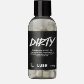 ラッシュ(LUSH)のLUSH♡歯磨き用タブレット Dirty  新品(歯磨き粉)