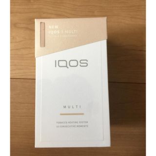 アイコス(IQOS)のIQOS3 MULTI  マルチ ブリリアントゴールド アイコス3(タバコグッズ)