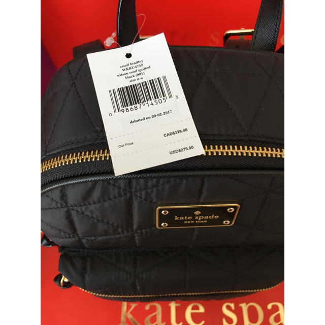 kate spade new york(ケイトスペードニューヨーク)のkatespade  リュック 黒 ブラック レディースのバッグ(リュック/バックパック)の商品写真