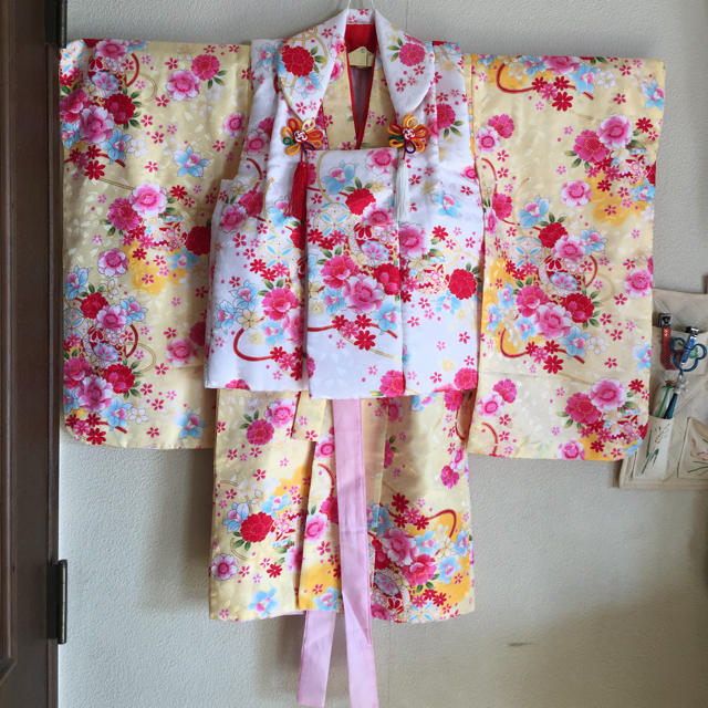 七五三 被布 キッズ/ベビー/マタニティのキッズ服女の子用(90cm~)(和服/着物)の商品写真