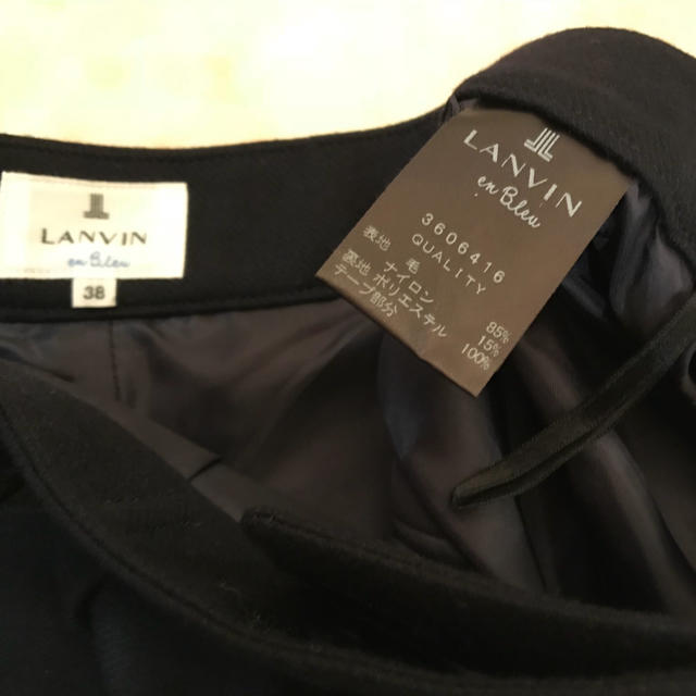 LANVIN en Bleu(ランバンオンブルー)のランバン オン ブルー ベルトガウチョパンツ レディースのパンツ(カジュアルパンツ)の商品写真