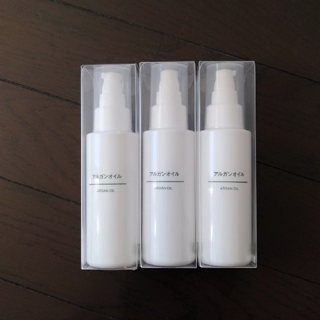 MUJI (無印良品)(ムジルシリョウヒン)の【新品 未使用】無印 アルガンオイル100ml 3つ コスメ/美容のボディケア(ボディオイル)の商品写真