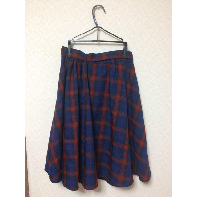 WEGO(ウィゴー)のチェック スカート ミディ丈 レディースのスカート(ひざ丈スカート)の商品写真