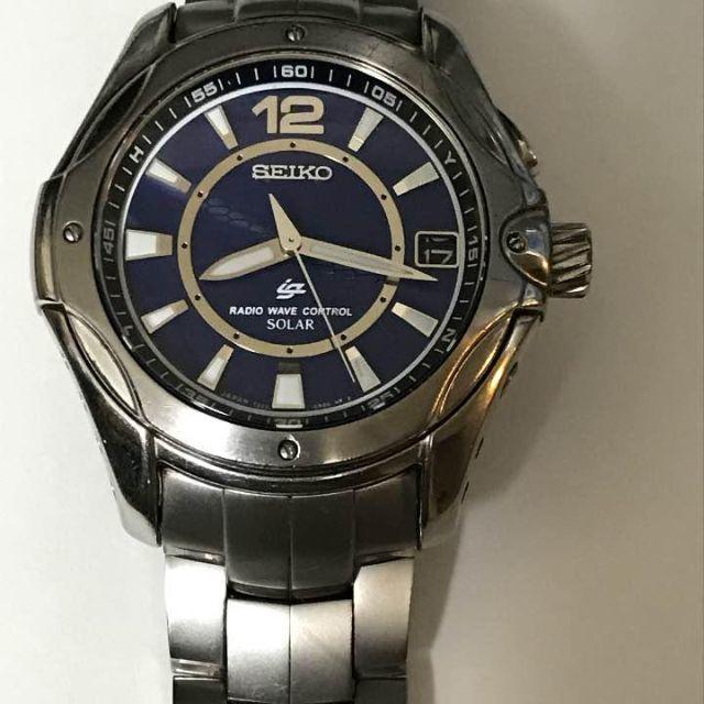 SEIKO セイコー ソーラー イグニッション 腕時計 7B22-0AA0