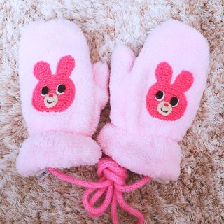 ミキハウス(mikihouse)のみかん様専用 美品 ミキハウスうさこ フリース 手袋 M(3-5歳サイズ)(手袋)