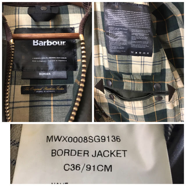 Barbour(バーブァー)のbarbour  border jacket  バブアー ボーダー  36 メンズのジャケット/アウター(ブルゾン)の商品写真