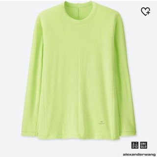 アレキサンダーワン(Alexander Wang)のS ヒートテックエクストラウォームクルーネックT ユニクロ アレキサンダーワン(Tシャツ/カットソー(七分/長袖))