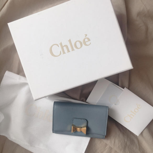 Chloe(クロエ)の今日だけ値下げ✧  chloe クロエ リボンキーケース レディースのファッション小物(キーケース)の商品写真